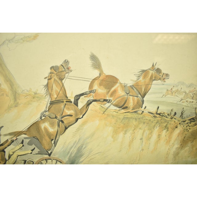 White Late 19th Century "Full Cry or Hunters in Harness" Watercolour by Henry Alken (1810-1894) For Sale - Image 8 of 9