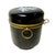 19th Century 19th Century French Black Opaline Glass Box With Enamel Flowers For Sale - Image 5 of 9
