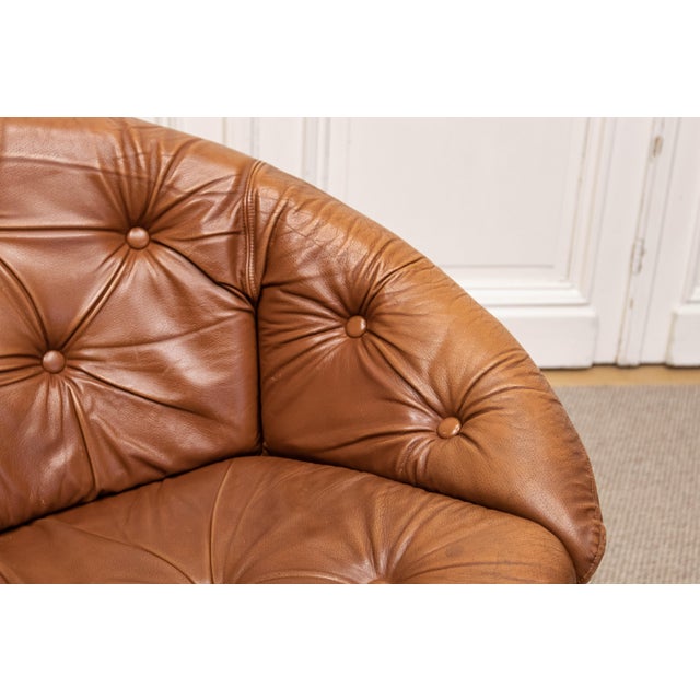 Norwegian Convair Lounge Chair, attributed to Oddmund Vad for Vad Trevarefabrikk, 1970s For Sale - Image 11 of 13