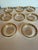 Saint-Louis 1900s Set of 8 Saint-Louis “Thistle Gold” Crystal Bowls — Signed For Sale - Image 4 of 5