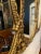 Vintage Mid Century Hollywood Regency Rococo Triple Ring Gilded Wood Mirror For Sale - Image 4 of 7