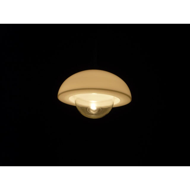 Rare UFA glass lamp by Peill & Putzler. Purchased from the previous owner in the late 1960s. Excellent original condition...