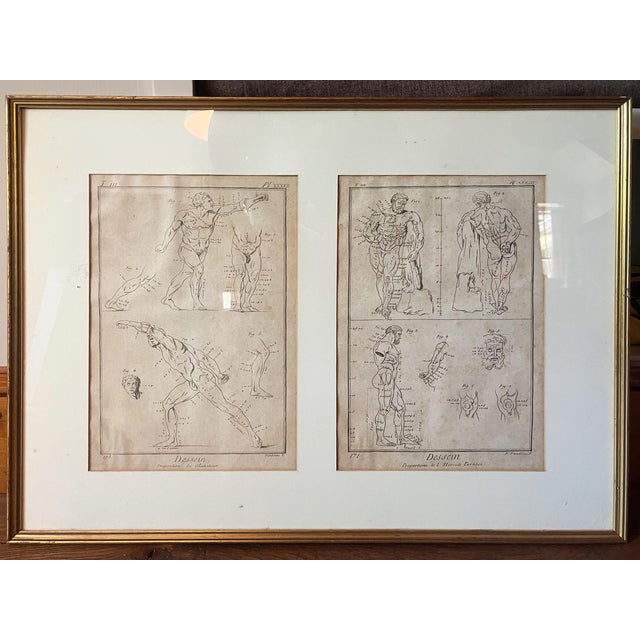 This diptych brings together two copperplate prints by the French engraver Benoît-Louis Prévost (1735-1809). Printed in...