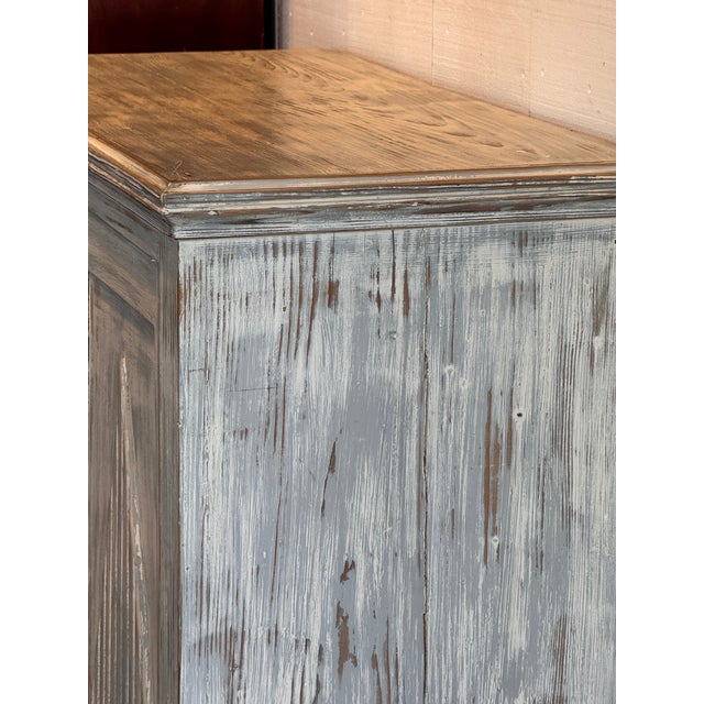 Vintage Swedish Painted Cabinet For Sale - Image 4 of 11