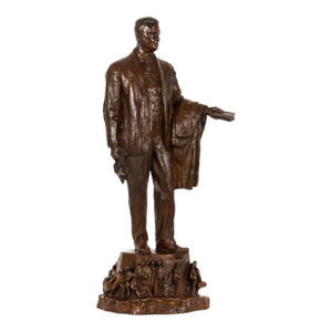 Rare American Bronze Sculpture of Prison Reformer Thomas Mott Osborne