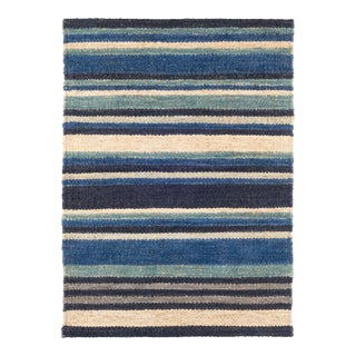 Dash & Albert by Annie Selke Dover Stripe Woven Jute Rug, 3' x 5' For Sale