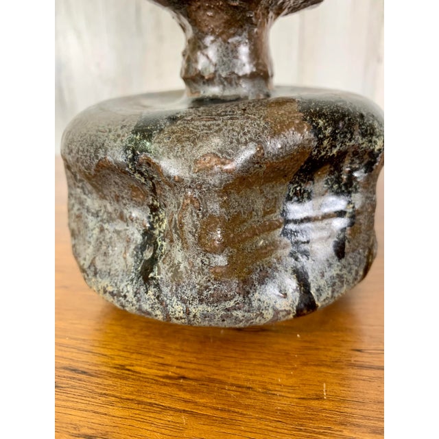 Ceramic Modern Glazed Weed Pot For Sale - Image 7 of 10