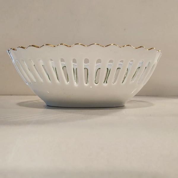 2000 - 2009 2003 Anna Weatherley Hand-Painted "Exotic Butterfly" Pierced Dish – Signed Bacsó Éva For Sale - Image 5 of 14