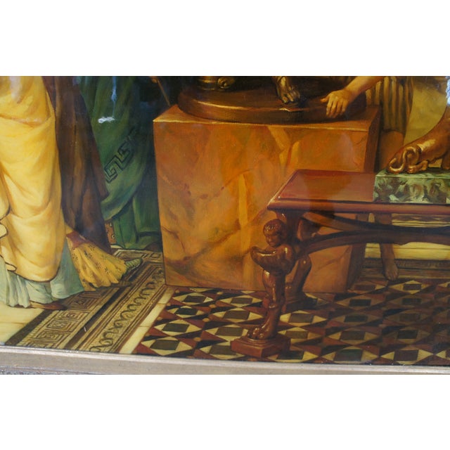 Late 20th Century Sculpture Gallery in Rome Time of Agrippa After Sir Lawrence Alma-Tadema For Sale - Image 9 of 14