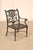 Hanamint Outdoor Round Cast Aluminum Dining Table and Chair Set For Sale - Image 18 of 18