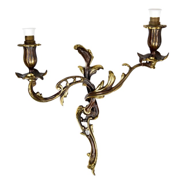 Rococo Style Wall Light, 1960s For Sale