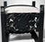 Black Late 19th Century Italian Neo-Renaissance Style Bench Carved Wood and Linen Blend and Velvet For Sale - Image 8 of 18