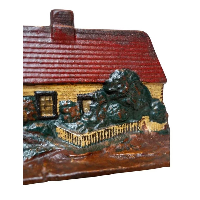 Early 20th Century Eastern Manufacturing Company "Cape Cod Cottage" Doorstop #14 For Sale - Image 6 of 7