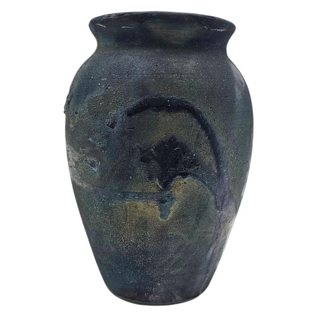 Late 20th Century Norman J. Strong Studio Pottery Vase, Signed, 9.5" For Sale - Image 5 of 10