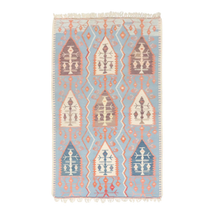 Zabihi Collection Tribal Blue Persian Kilim