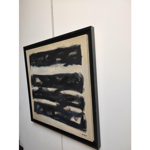 Contemporary Ombres Et Lumiere, Abstract, Contemporary, Framed by Sophie Dumont For Sale - Image 3 of 8