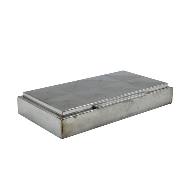 Metal Silver-Plated Metal Cigarette Case by WMF, Germany, 1930s For Sale - Image 7 of 7