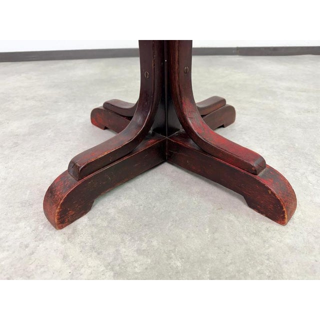 Vienna Secession Tulip No. 8024 Pedestal Side Table from Otto Wagner, 1905 For Sale - Image 8 of 12