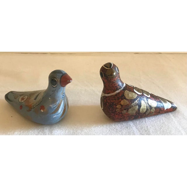 Mexican Pottery Birds - a Pair For Sale - Image 9 of 9