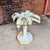Glass Late 20th Century Palm Beach Regency Parcel Gilt Monkey and Palm Tree Dining Table -Newly Painted For Sale - Image 7 of 12