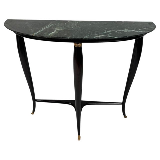 Mid-Century Wodden Console in the style of Paolo Buffa, Italy, 1950s For Sale - Image 11 of 11