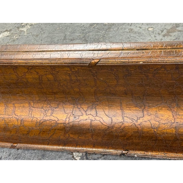 Abernathy Furniture Distressed Gold Finish Mirror For Sale - Image 9 of 12