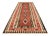 1950s Vintage Kilim Runner in Red With Geometric Medallions, From Rug & Kilim For Sale - Image 5 of 7
