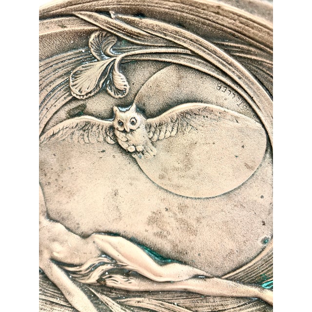 Antique Bronze Art Nouveau Tray For Sale In New York - Image 6 of 13