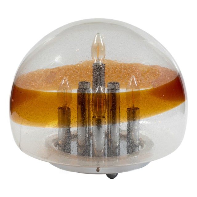 Murano Table Lamp from Mazzega, Italy, 1970s For Sale