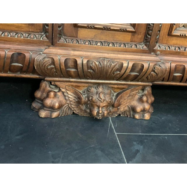 Wood Antique Renaissance Living Room Set, Set of 3 For Sale - Image 7 of 18