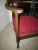 Vintage Corner Chair Wood and Fabric Seat For Sale In Naples, FL - Image 6 of 6