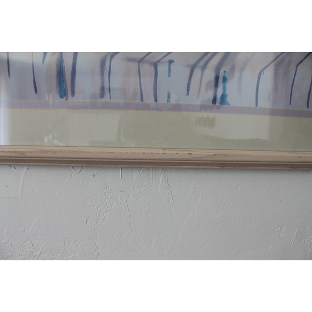 Contemporary Vintage Art Print "Jacmel Morning" by Artist Jennifer Markes, Framed and Matted For Sale - Image 3 of 9