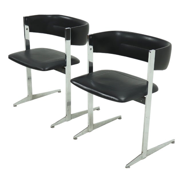 Sculptural Dining Chairs from Sigmachair, Italy, 1970s, Set of 2 For Sale