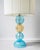 The table lamp has beautiful colored bulbs made of Murano glass. It has completely new electrical equipment - lamp holder...