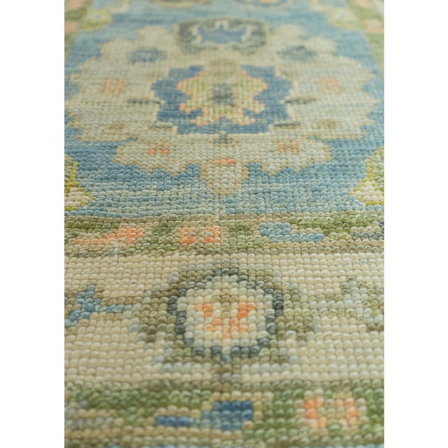 Turkish Oushak Rug 2'4"x 5'3" #20127 For Sale - Image 4 of 8