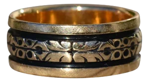 The Goldleaf: Lovers Cocktail Ring with Polished Hearts