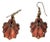 Cloisonné Art Deco Style Phoenix Dangling Earings, a Pair For Sale