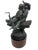 1980s Monumental Signed Bronze Figurative Sculpture of Children by J. Davidson on Marble & Rosewood Pedestal For Sale - Image 13 of 15