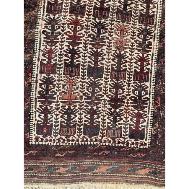 Vintage Baluch Rug, 1940s For Sale - Image 4 of 14