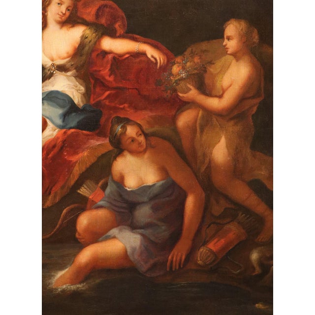 Early 18th Century Antoine Coypel, Diana with Her Nymphs, 1720, Oil on Canvas For Sale - Image 5 of 15