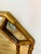 Vintage Hollywood Regency Gold Faux Bamboo Octagonal Mirror For Sale - Image 4 of 6