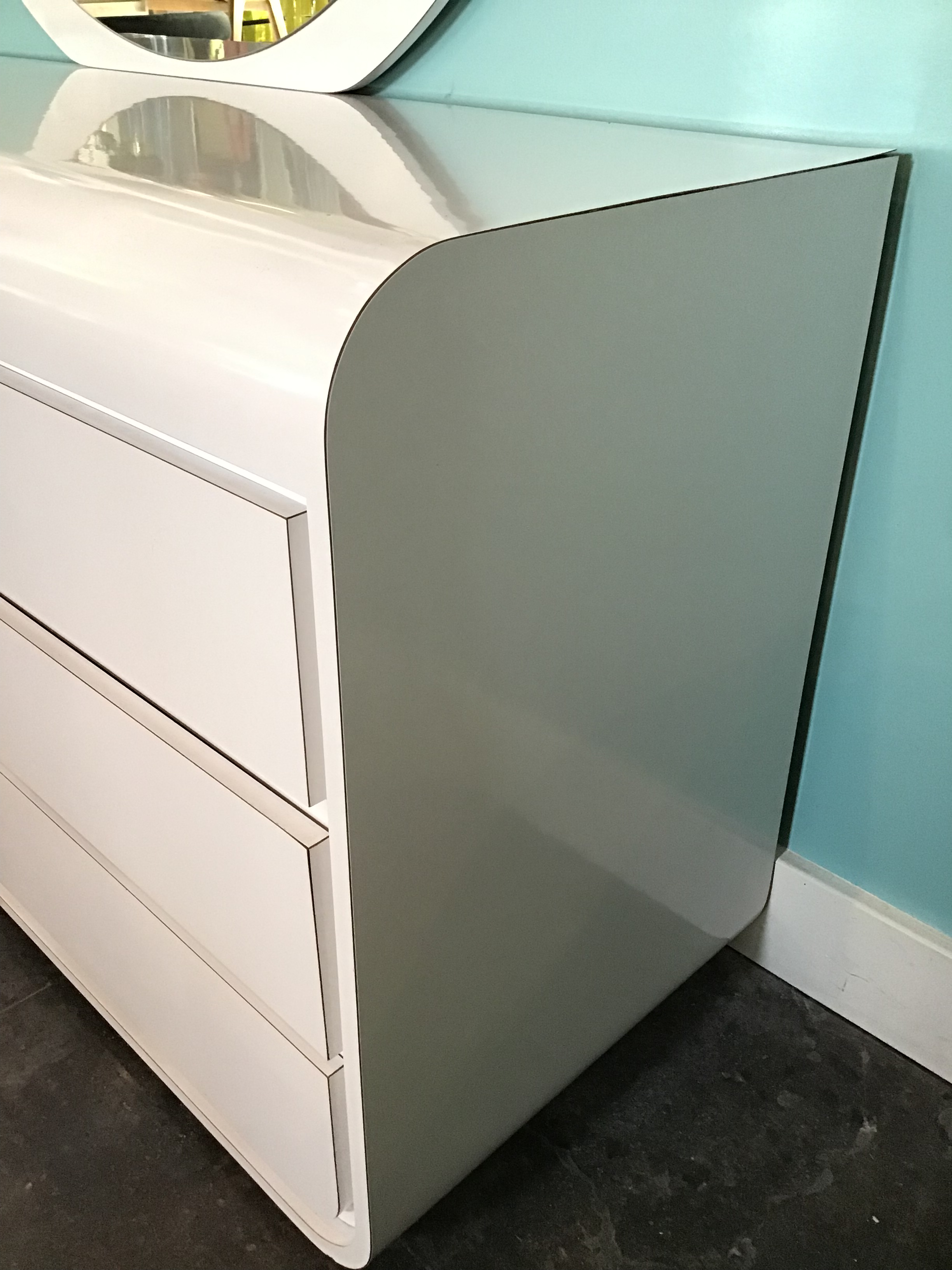 White formica dresser clearance