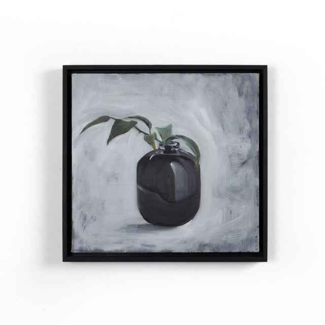 Early 21st Century Justyna Kuklo, Black Vase I, 2019, Oil on Canvas For Sale - Image 5 of 6