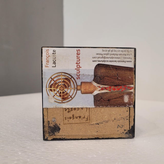 François Lacoste, Very Strong Coffee Sculpture, Carved Wood, 2000s For Sale - Image 11 of 13