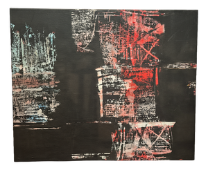 Giorgio Celiberti, Composition, Tempera on Large Canvas, 2000
