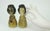 Ceramic Figural Salt & Pepper Shakers Attributed to Alfaraz Pottery, a Pair For Sale - Image 10 of 11