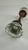 Antique Clear Glass Door Knob Set With Brass Hardware, 1920s–1930s For Sale - Image 4 of 13