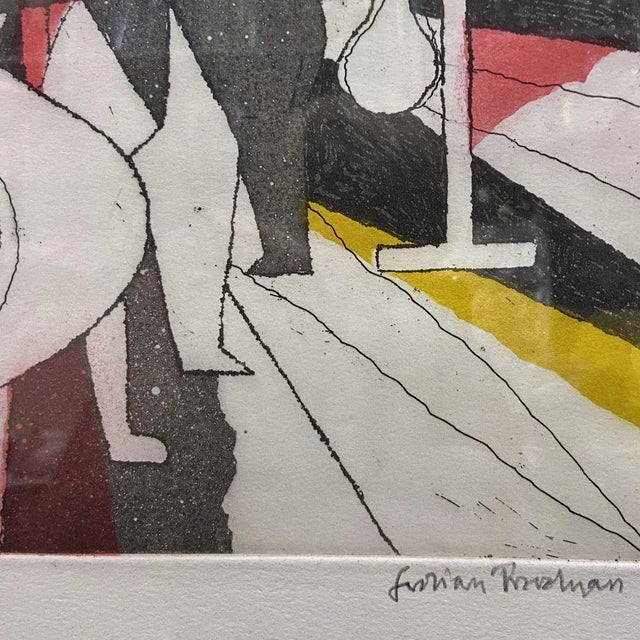 Julian Trevelyan, Surrealist Interior, 1973, Etching, Framed For Sale - Image 7 of 9