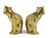 Mid-Century Modern Mid-Century Brass Sitting Cat Figurine Bookends - a Pair For Sale - Image 3 of 9