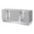 Callista Sideboard, White & Silver For Sale